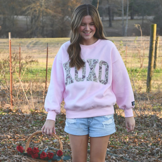 Lulu Mac pink xoxo with camo