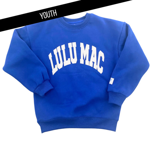Lulu Mac youth royal with white puff