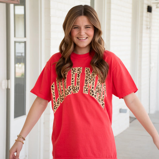 Lulu Mac Paprika leopard tee