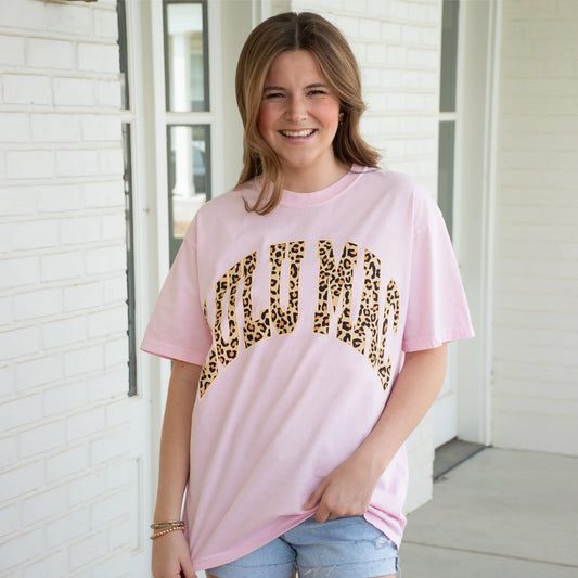 Lulu Mac Leopard Blossom Comfort Colors tee