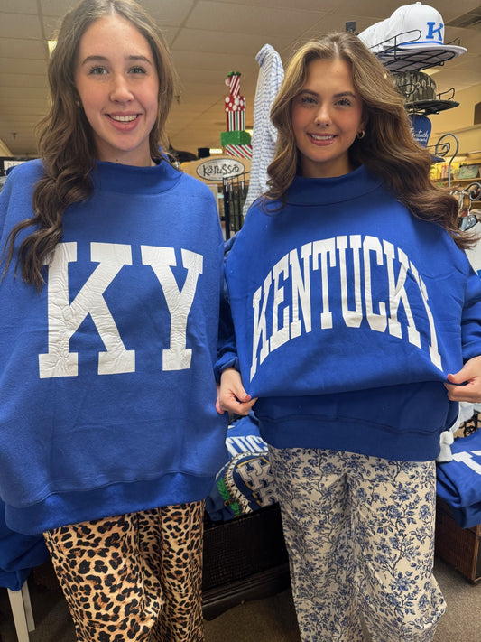 Gameday reversible UK blue sweatshirt