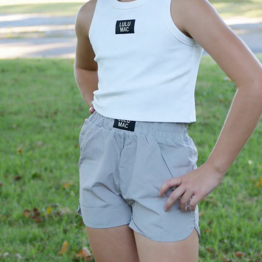 Lulu Mac youth grey shorts