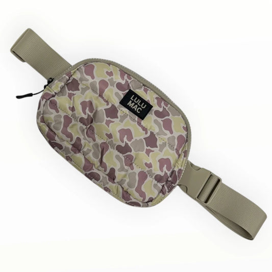 Lulu Mac puffer light camo belt bag